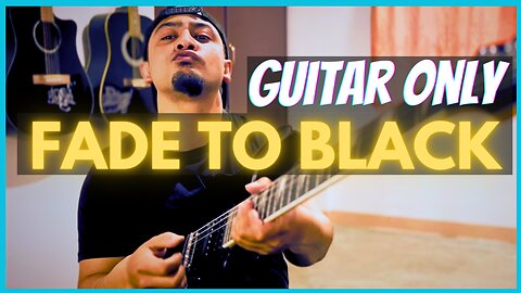 Metallica - Fade To Black | No Vocals | Guitar Only With SOLOs