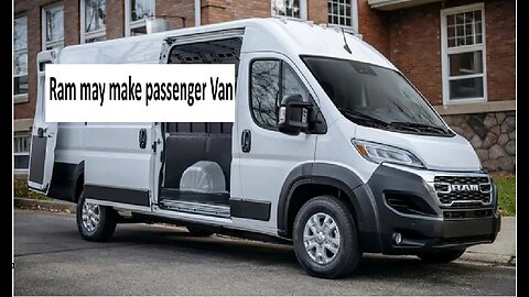 Ram teasing idea of passenger van