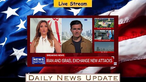 x386b: News Nation - Iran-Israel trade strikes overnight after US involvement