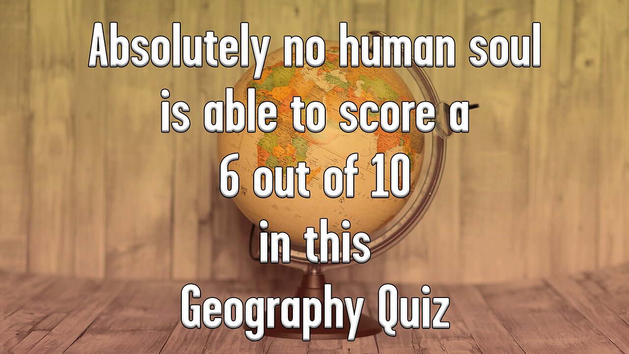Challenging Geography Quiz