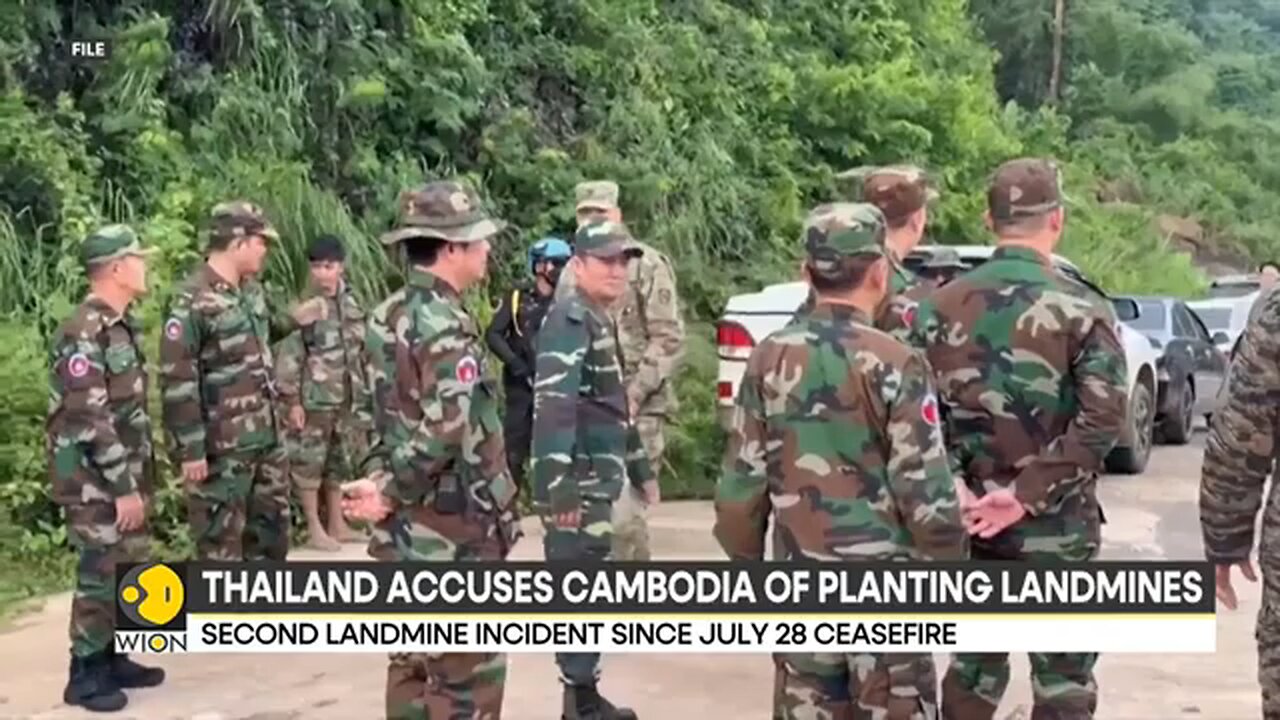 Thailand_Accuses_Cambodia_Of_Planting_Landmines_After_Soldier_Injured___WION