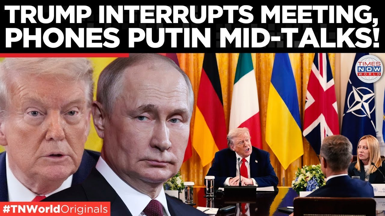Trump Halts EU-Zelensky Talks to Call Putin, Trilateral Summit Ahead? | Trump-Putin-Zelensky Meet