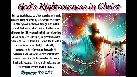 God's Righteousness in Christ