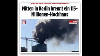 Nach zwei lauten Explosionen brennt es nun in Berlin Schöneberg 30.o6.2025