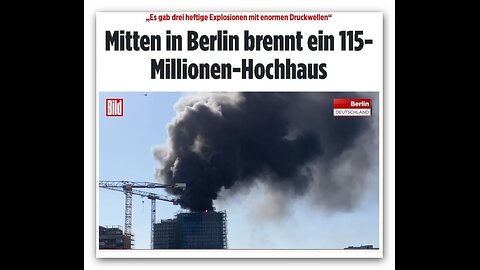 Nach zwei lauten Explosionen brennt es nun in Berlin Schöneberg 30.o6.2025
