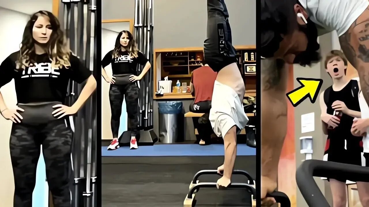 🔥Scaring People in The Gym With Calisthenics #70
