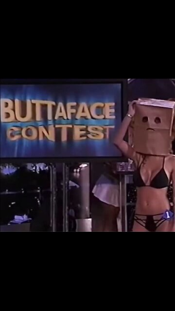 Buttaface contest on the Howard Stern show, crowd mocks