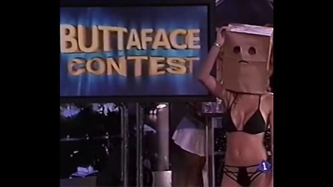 Buttaface contest on the Howard Stern show, crowd mocks