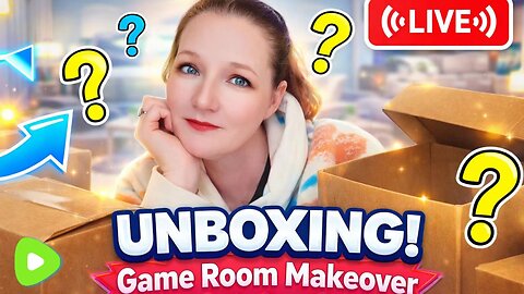 Your Support = This Makeover 💚 | Live Game Room Unboxing