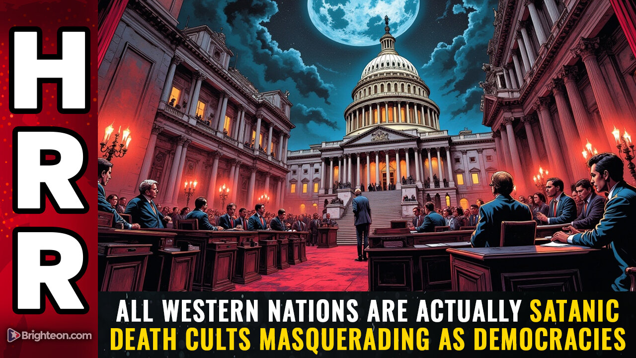 All western nations are actually SATANIC DEATH CULTS masquerading as democracies