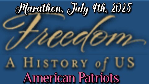 LIVE! Wed. Jul. 2,'25 Our 4th OF JULY MARATHON "Pathway to American Freedom", a historic broadcast honoring our Patriots, the Men and Women who defeated tyranny and brought America safely into the modern era of liberty and justice for all!