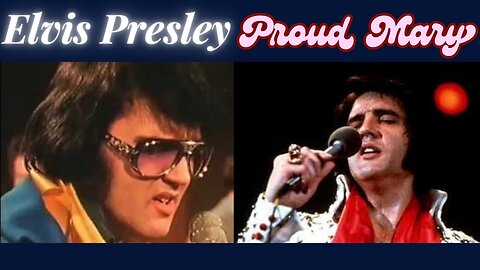 Elvis Presley 'Proud Mary' Live & Rehearsal Combo Tribute 1972.
