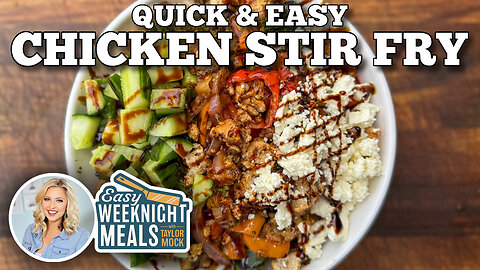 Quick and Easy Chicken Stir Fry on the Blackstone Griddle