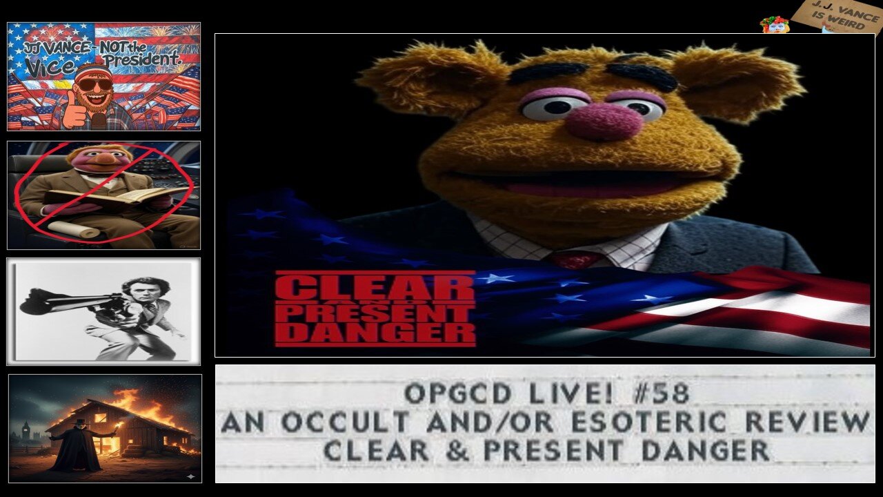 OpGCD Live! #58 - An Occult and/or Esoteric Review of "Clear & Present Danger"