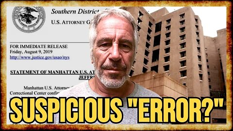 Epstein Death Announced ONE DAY EARLY According To New Files