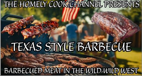 TEXAS STYLE BARBECUE: IF IT’S BARBECUE THEN IT’S GOT TO BE TEXAN STYLE.