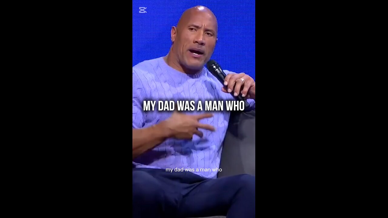 Dwayne Johnson rock self 💪