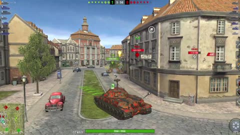 IS-7 Gravity Force battle - WotBlitz