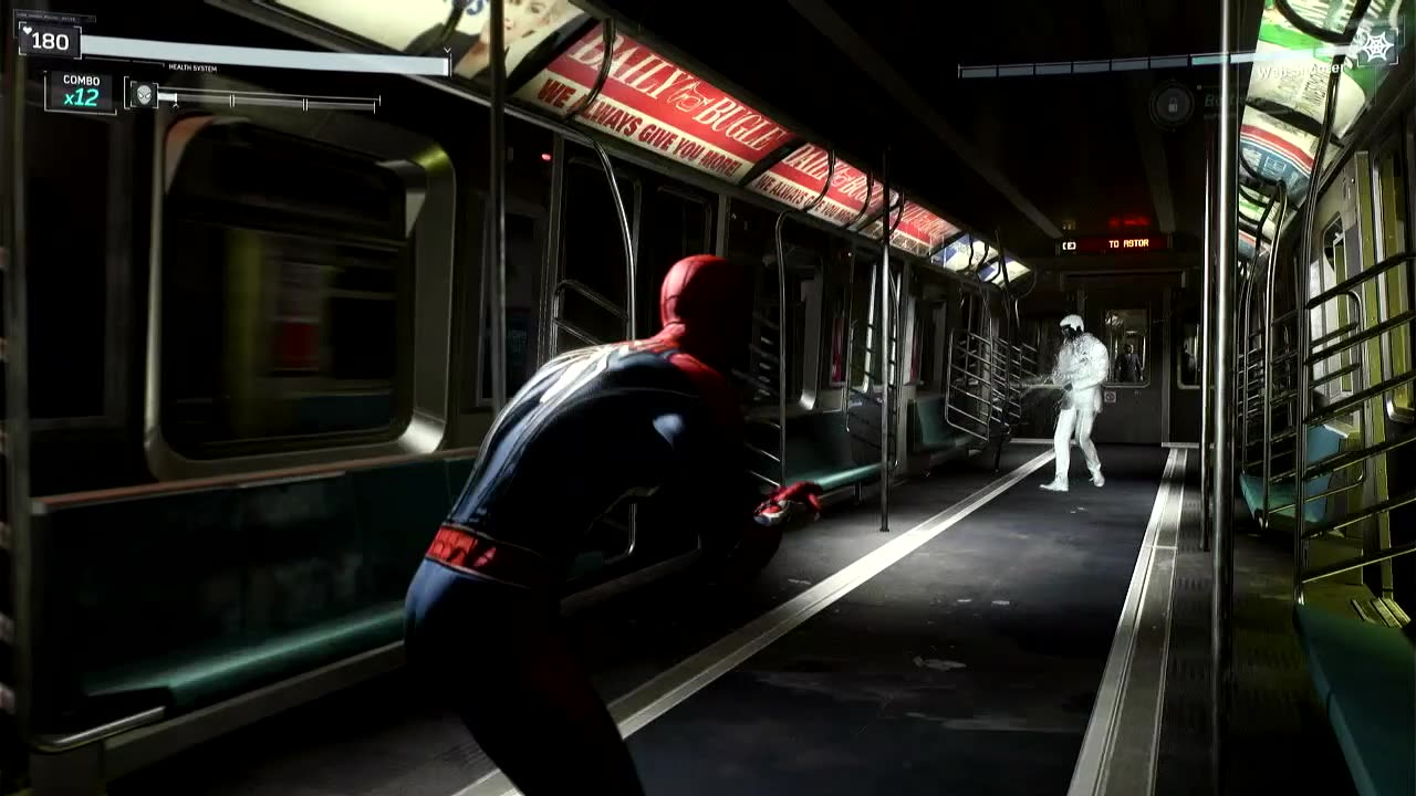 Train fight