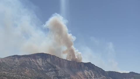 A fire broke out in the village