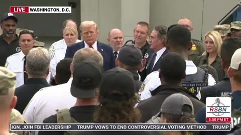 AUGUST 21 2025 President Trump Patrols the Streets with the National Guard