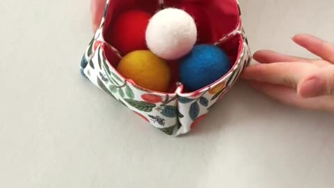 Fabric Container🎁✨ | DIY | Quick Sewing Tips No.311