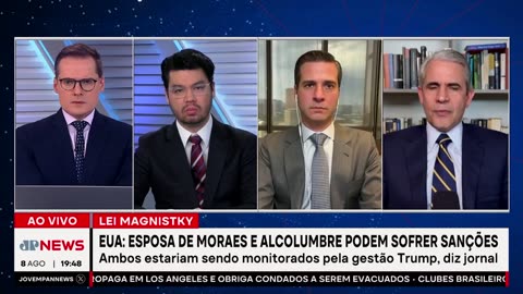 Esposa de Moraes e Alcolumbre podem ser os próximos alvos da Lei Magnitsky