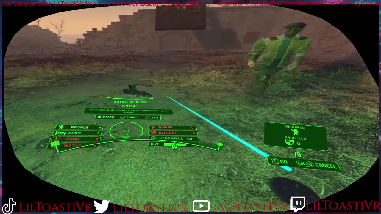 Fallout 4 VR: Wasteland Adventure 🚀 #Fallout #LilToastiVr #fyp #VR #GameOn
