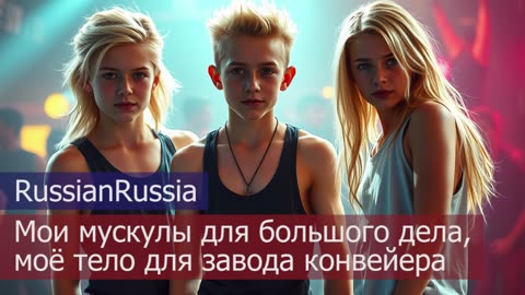 A young patriot will go to work at a factory after school. Russian patriotic song