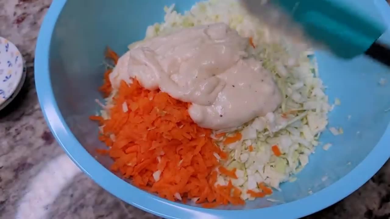 Easy Coleslaw Recipe that tastes even better the next day!