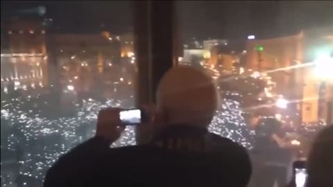 Kiev Maidan - 22 February 2014 with John McCain, Geoffrey Pyat