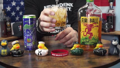 Sheldon Arey - Fireball Blazin Apple Whiskey & Alani Witchs Brew Energy Drink