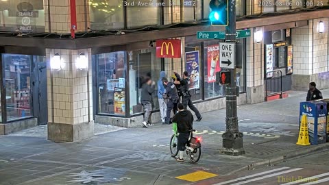 Suspect Arrested When a Downtown Assault Captured on Camera by SPD’s Real Time Crime Center