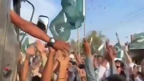 Pakistan Celebrating Their Victory Over India