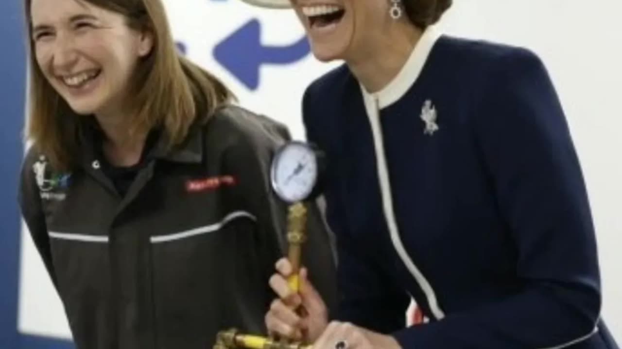 The Princess of Wales and the Crown Prince of Britain in Glasgow