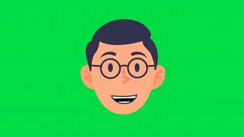 Boy, talking, green screen