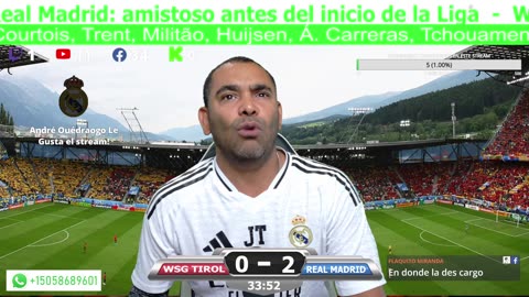 🔥 Real Madrid vs WSG Tirol | Reaccion en Vivo desde Austria 🔥 La nueva era empieza aquí #realmadrid