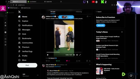 Observing and Reacting to My X Feed