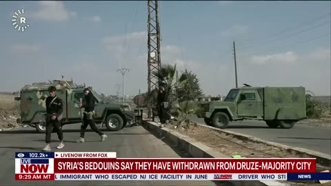 SYRIA: Bedouin clans leave the city with a Druze majority