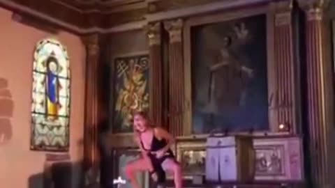 Why doesn't she try doing this in a mosque?
