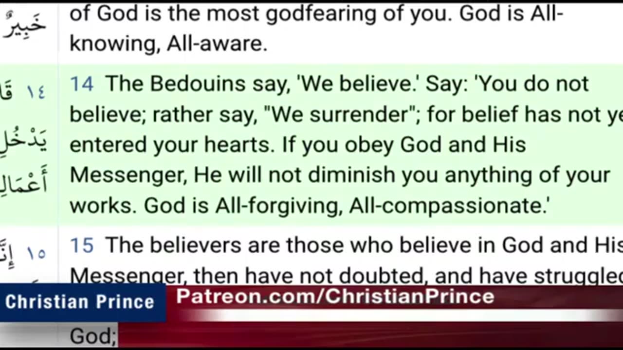Christian prince He use Islam as a way of a pressure