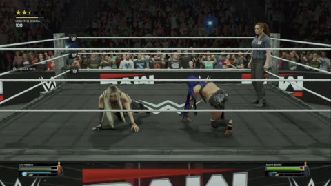 WWE 92 Liv Morgan VS Sasha Banks