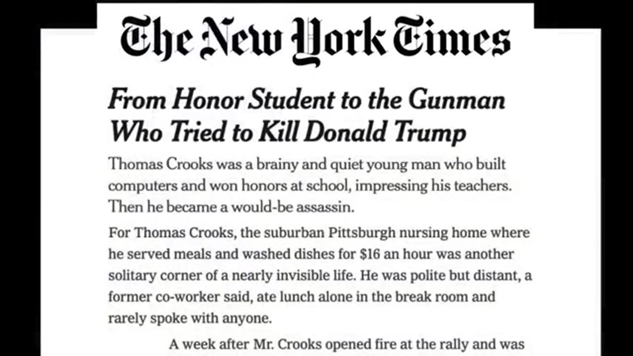Trump In The Crosshairs?