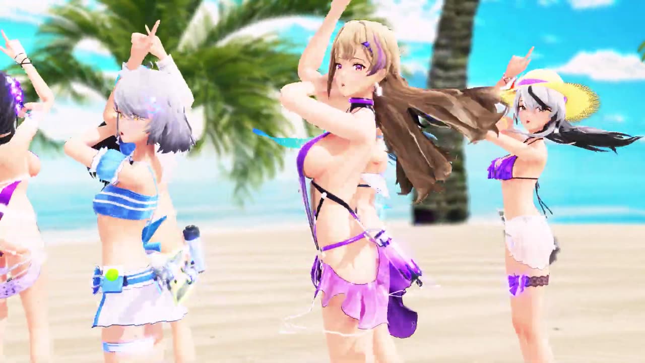 [MMD] Kimagure Mercy Snowbreak Swimsuit