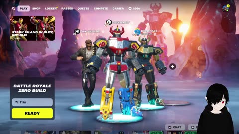 Fortnite Megazord with my friends