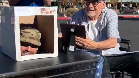 This Military Dad brought me to tears 😢🇺🇸 (Veteran's Housing Assisted Living) 🎬