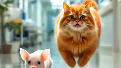 Cat 🐈 😻 viral video