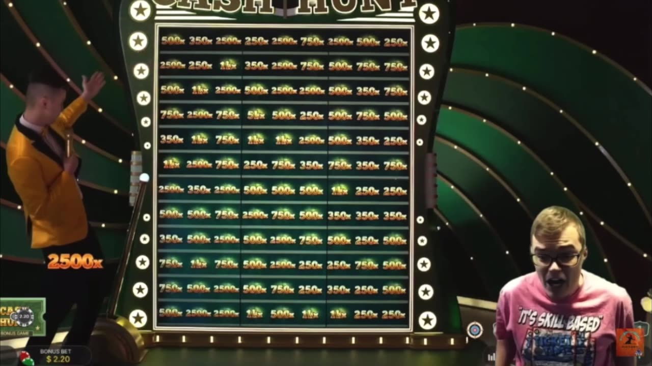 2500X CASH HUNT WIN!
