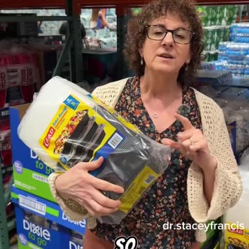 American doctor exposing how dangerous it is to eat food out of back plastic containers