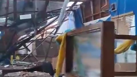 Video shows damage in Black River capital of St. Elizabeth Parish in southwestern Jamaica